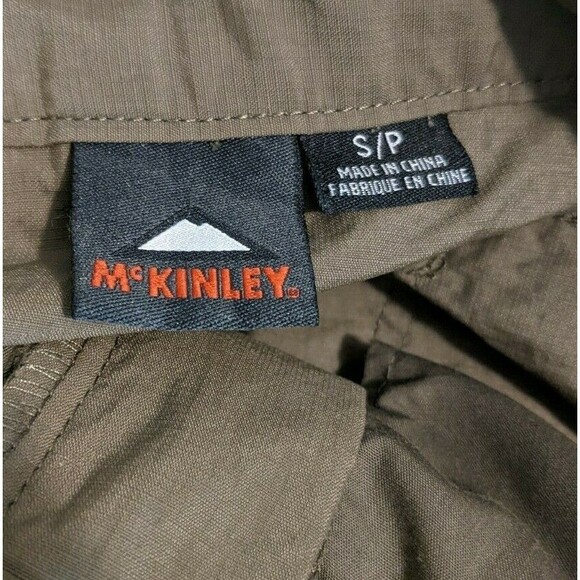 McKinley Convertible Cargo Shorts Pants Mens Size S Brown Outdoor Mountain Hiker - Picture 9 of 11